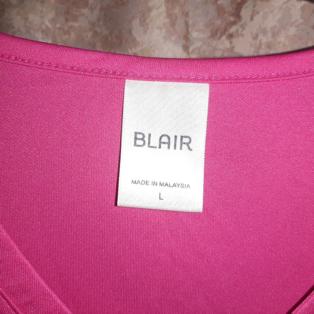 NWOT Short sleeve bright pink Blair tee size Large - Picture 5 of 6